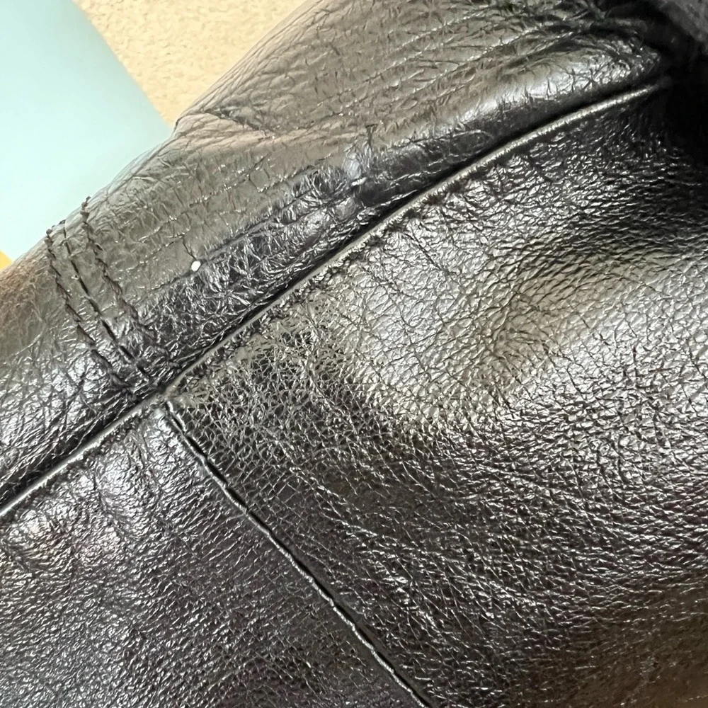 The Sak Ventura Convertible Black Pebbled Leather Backpack Crossbody Shoulder Ba